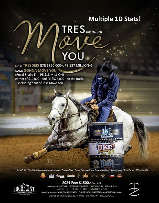 Highpoint Performance stallion Tres Move You